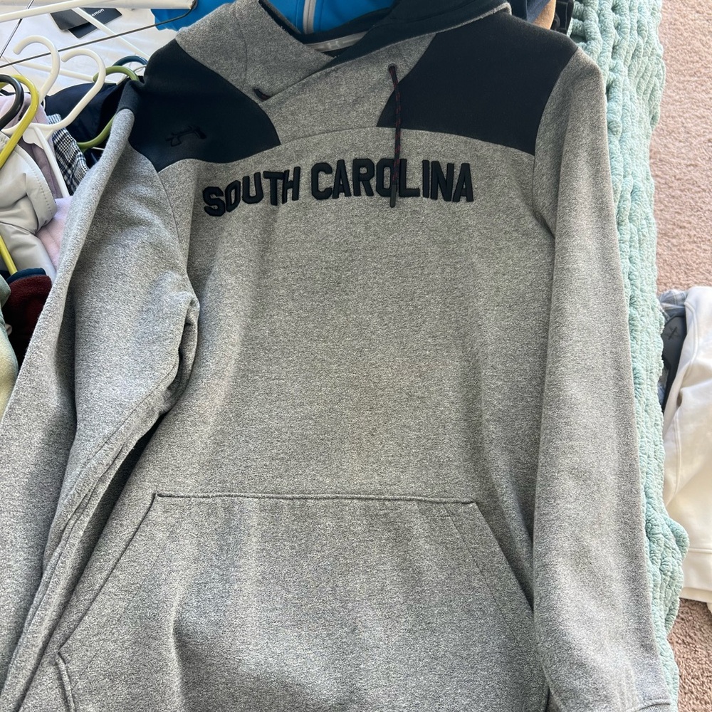 South Carolina Gray and Black Hoodie